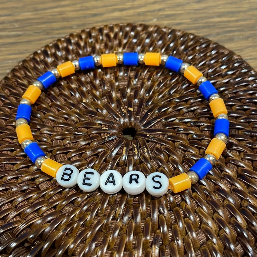 chicago bears stretchy bracelet
